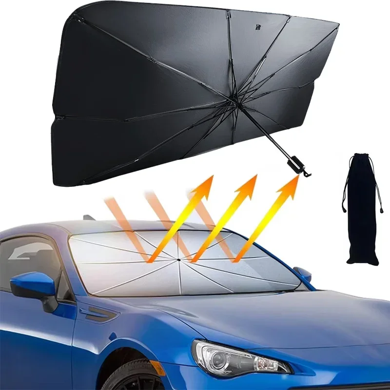 Windshield Sun Shade - Parasol Plegable para Parabrisas de Coche,