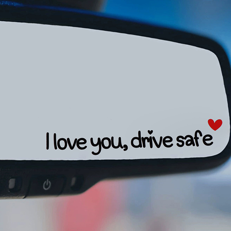 Car Accessories For Women - Te amo conduzca pegatinas seguras para