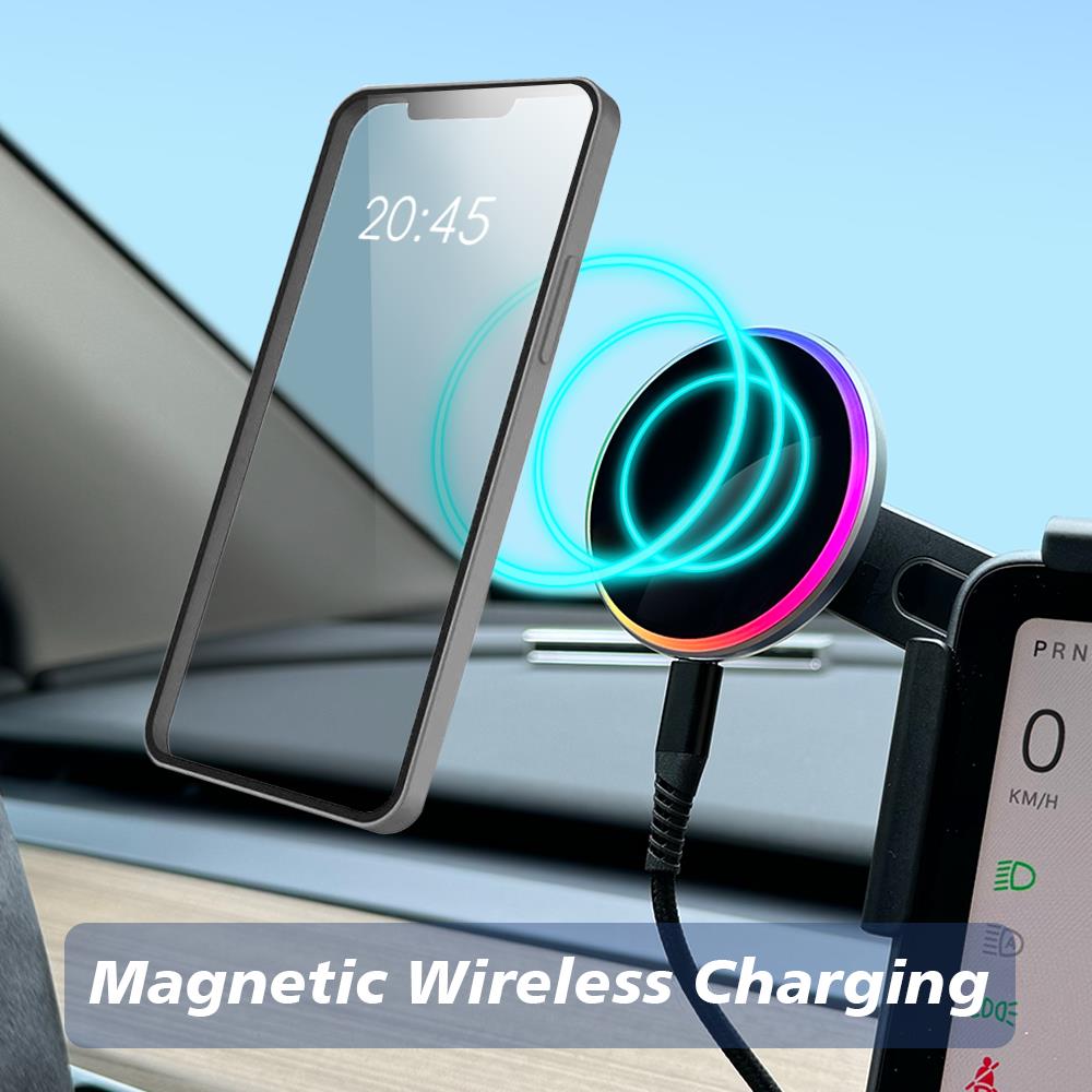 Wireless Car Charger - Soporte para Teléfono de Coche con
