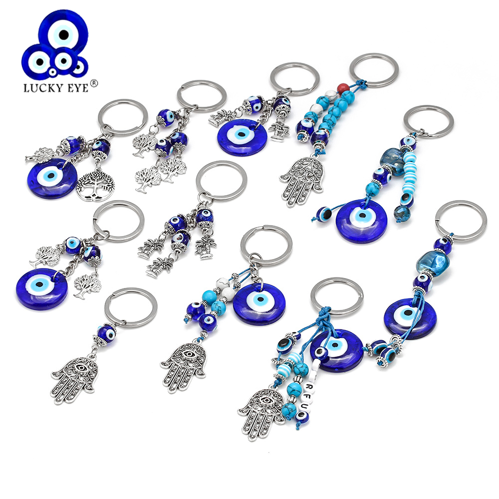 Car Accessories Evil Eye - LUCKY EYE Tree Fatima Hamsa mano