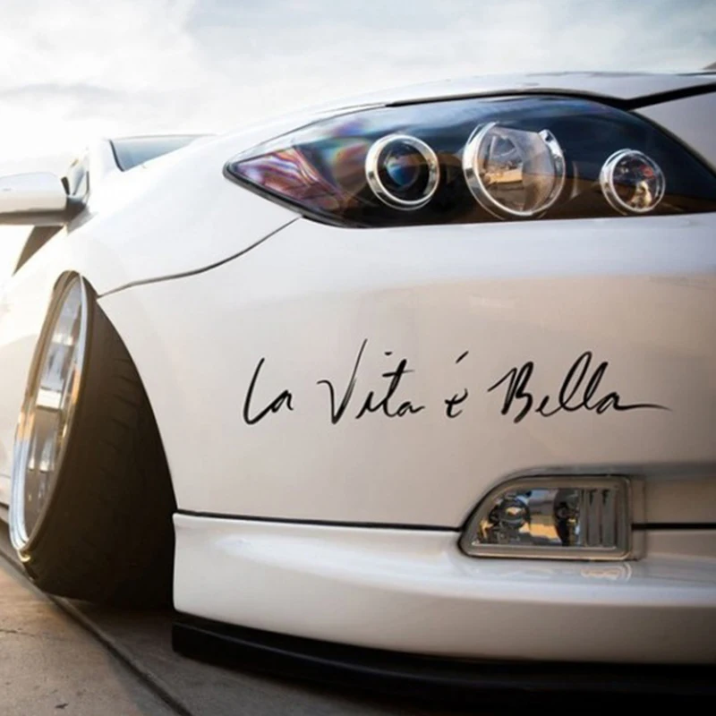 Car Accessories Evil Eye - Pegatina de vida hermosa para coche