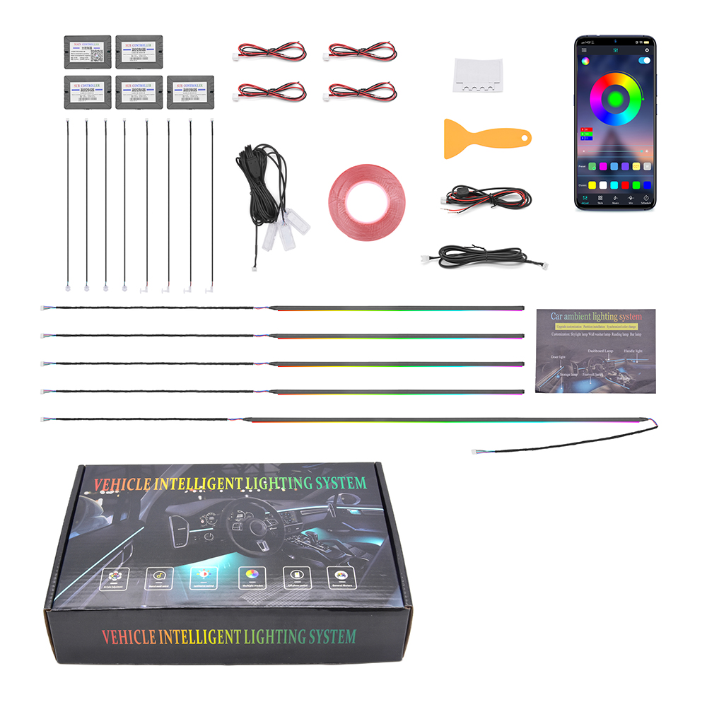 Led Interior Ambient Light - Kit de Luces Ambientales para Auto,