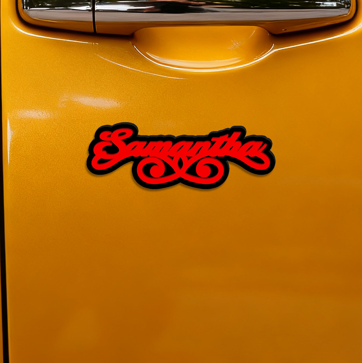 Car Accessories Gifts - Elegantes Pegatinas Decorativas para Autos Samantha