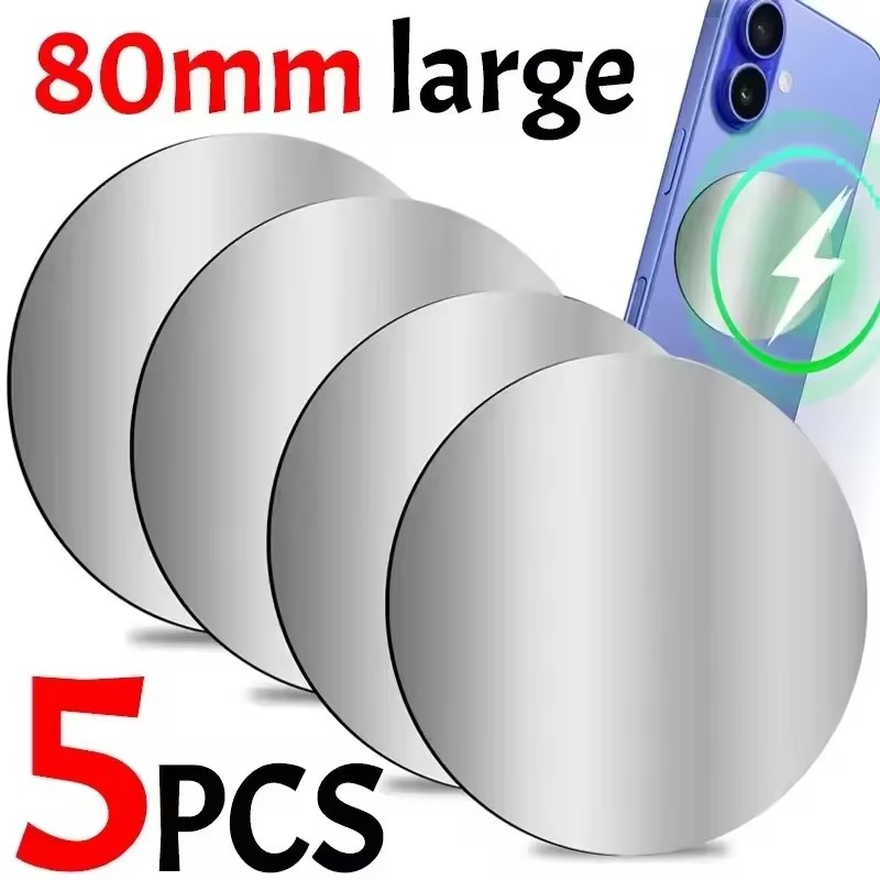 Car Accessories Phone Holder - 1-5 Unidades de Disco Metálico Magnético