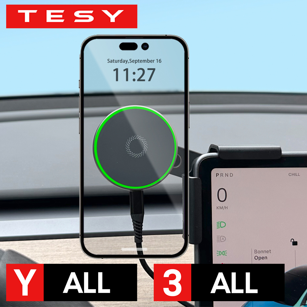 Wireless Car Charger - Soporte Magnético para Teléfono de Coche
