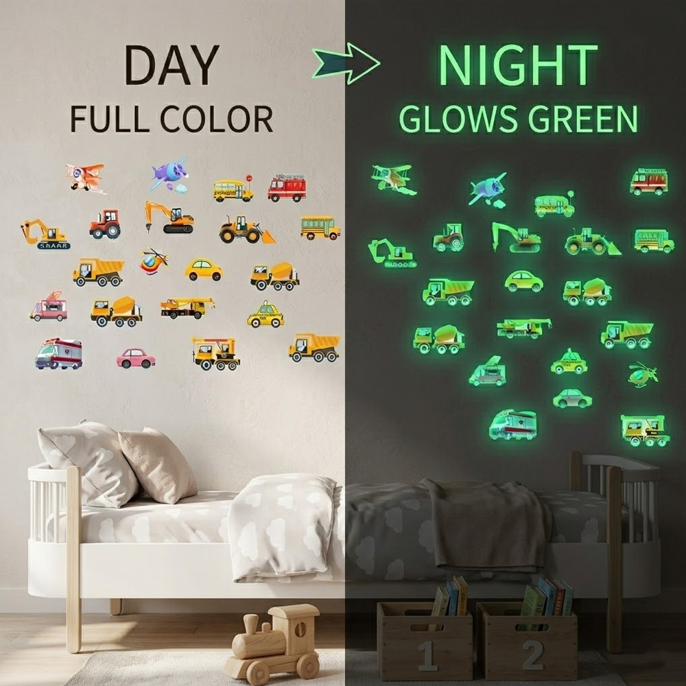 Car Accessories Nz - Juego de 21 Pegatinas Luminosas para