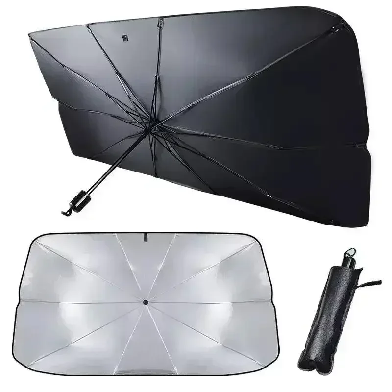 Windshield Sun Shade - Parasol Plegable para Parabrisas de Coche,