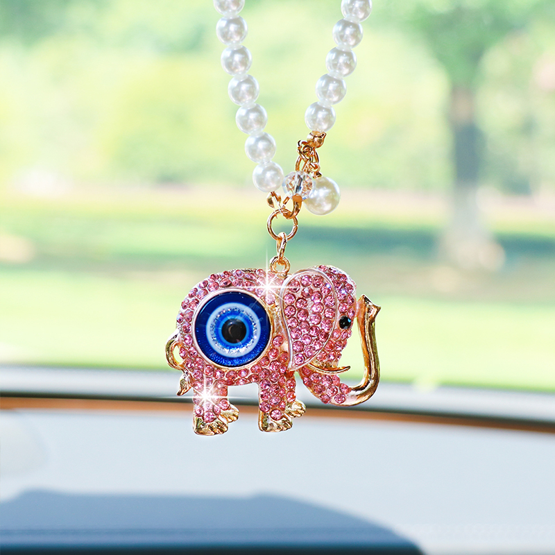 Car Accessories Evil Eye - Colgante creativo para espejo retrovisor de