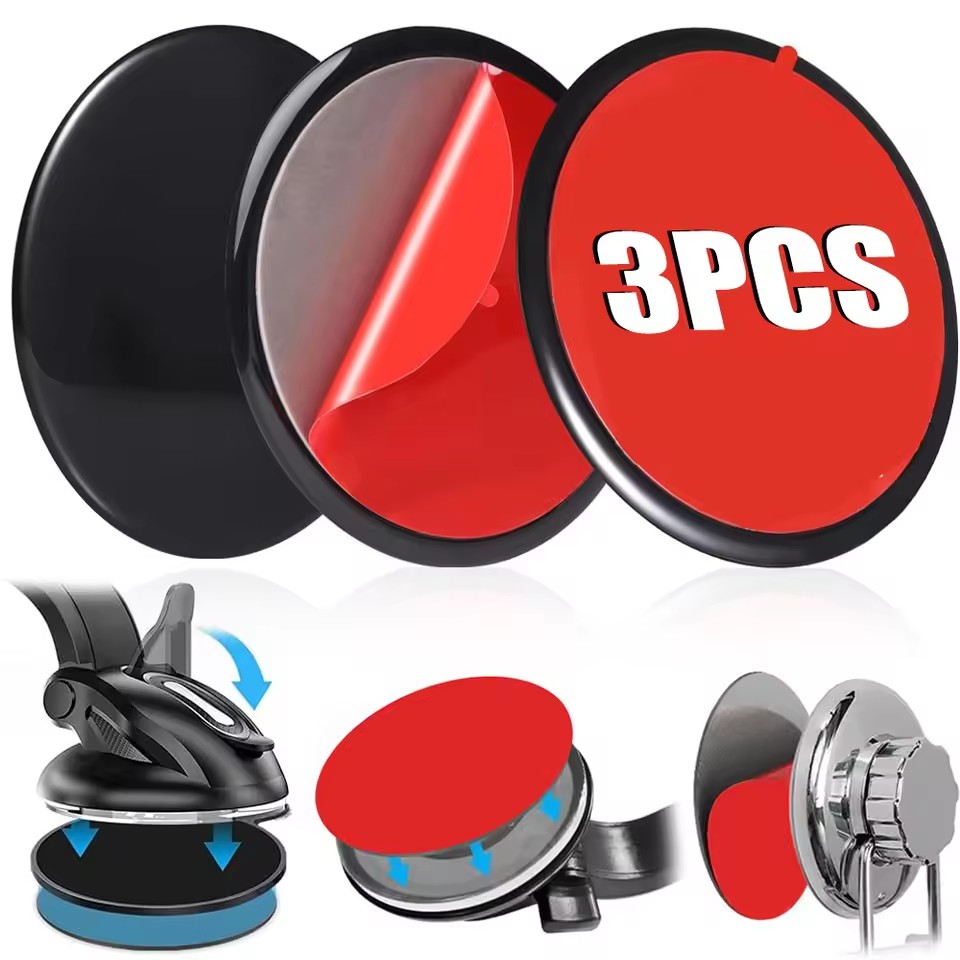 Car Accessories Phone Holder - Juego de almohadillas adhesivas universales para