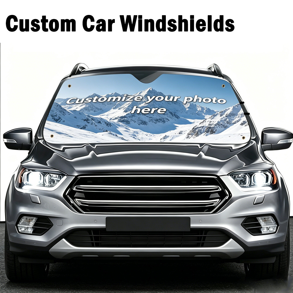 Car Accessories Gifts - Parasol Personalizado para Coche con Cualquier