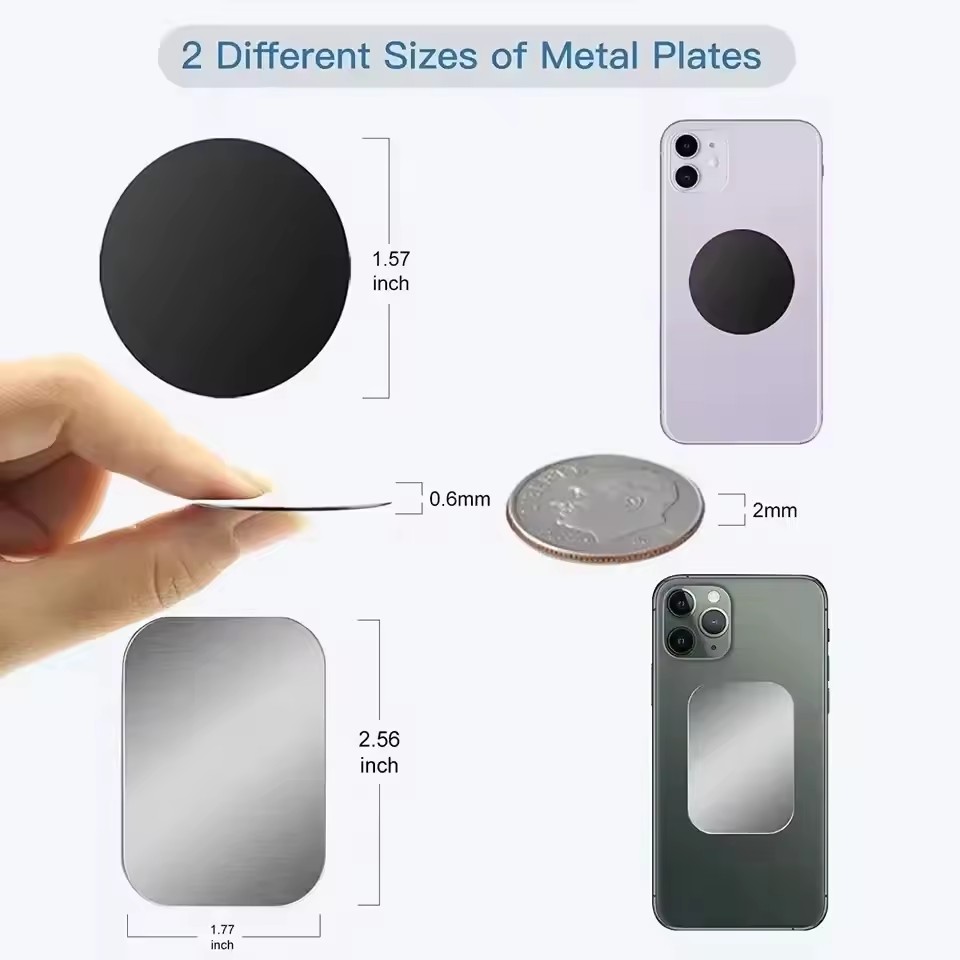 5/10 piezas Placa Metálica Mag - Car Accessories Phone Holder reseña y precio