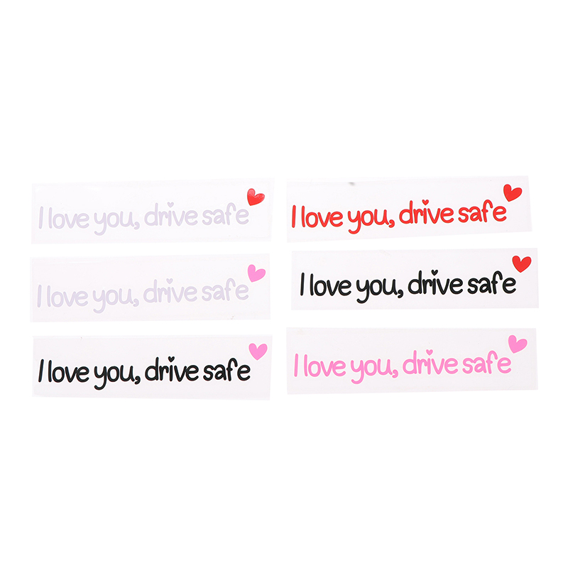 Te amo conduzca pegatinas segu - Car Accessories For Women reseña y precio
