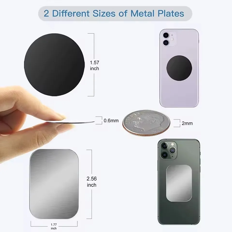 Disco de metal para soporte ma - Car Accessories Phone Holder reseña y precio