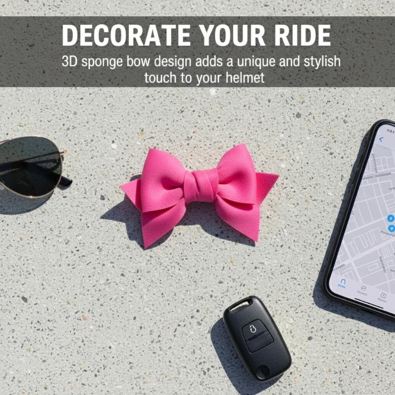 Decoración de Lazo para Casco  - Car Accessories For Women reseña y precio
