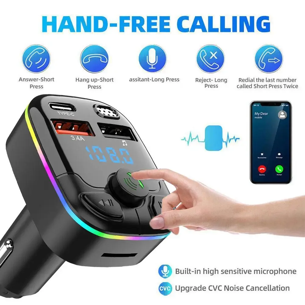 Adaptador de transmisor FM ina - Wireless Car Charger reseña y precio