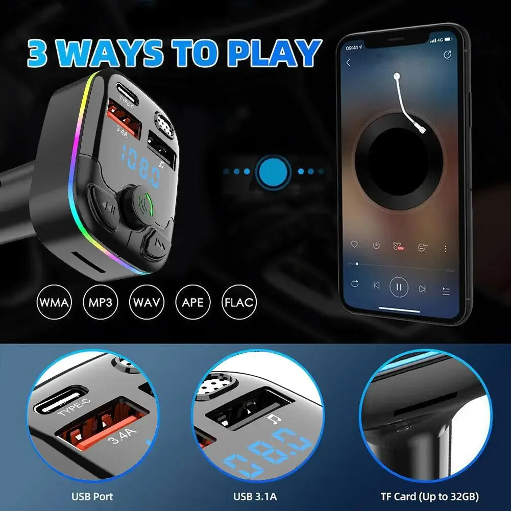 Adaptador de transmisor FM ina - Wireless Car Charger reseña y precio