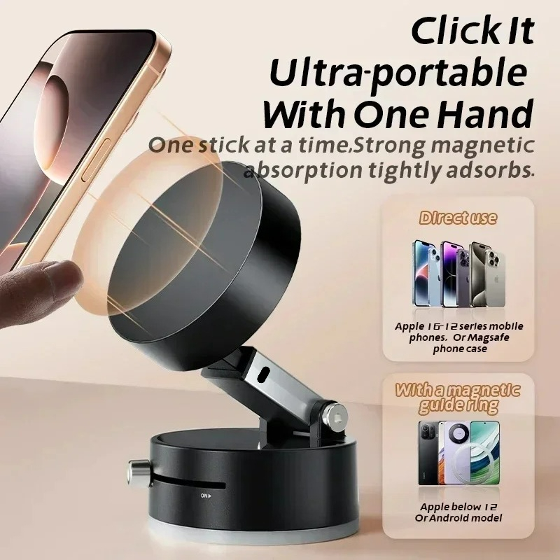 Soporte de vacío magnético de  - Car Phone Holder Magnetic reseña y precio