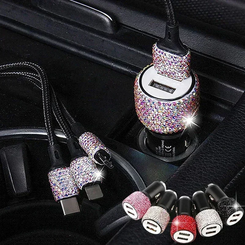 Cargador USB para coche 5V 2.1 - Car Accessories For Women reseña y precio