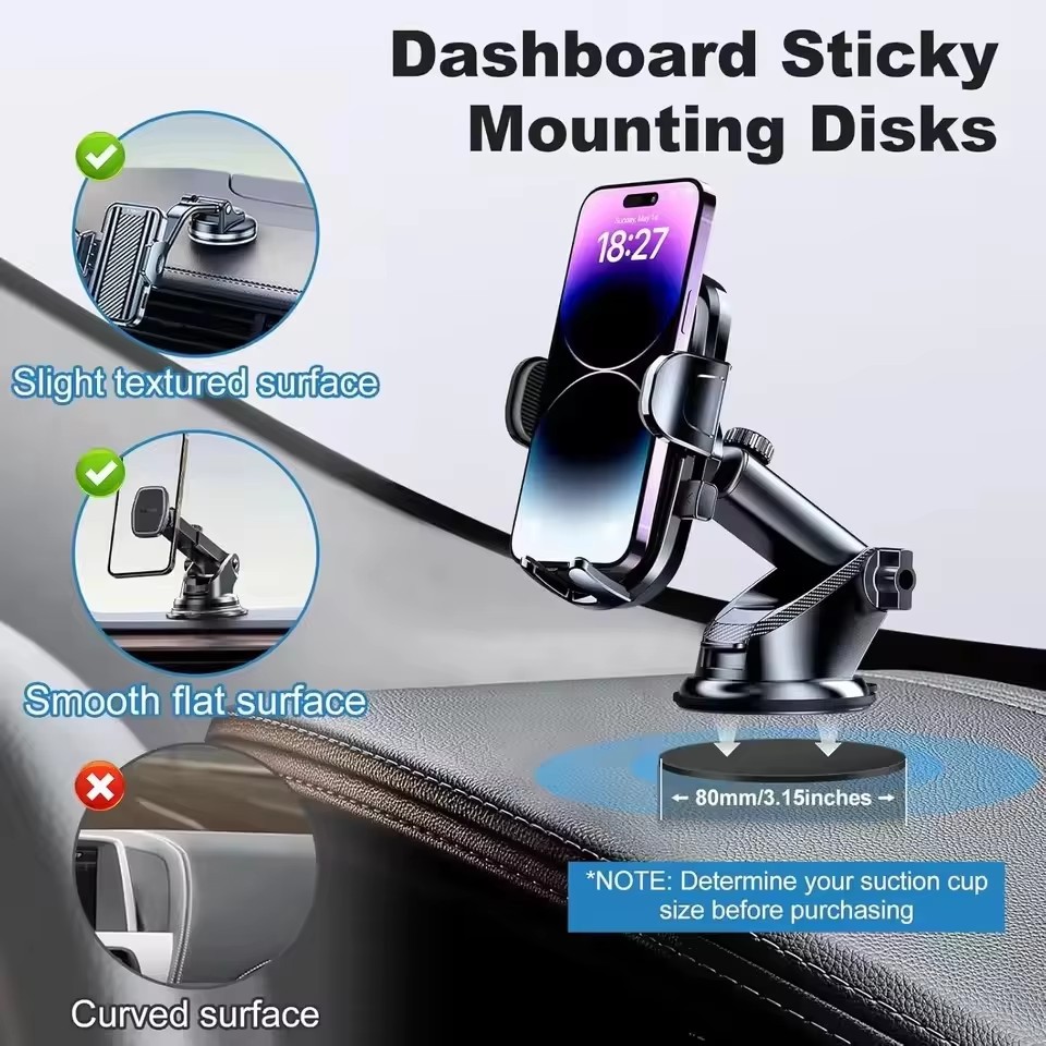 Juego de almohadillas adhesiva - Car Accessories Phone Holder reseña y precio