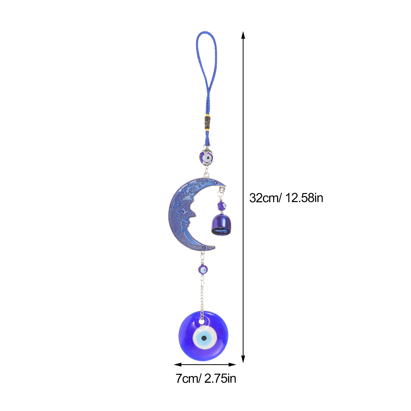 Amuleto de Ojo Turco y Luna Az - Car Accessories Evil Eye reseña y precio
