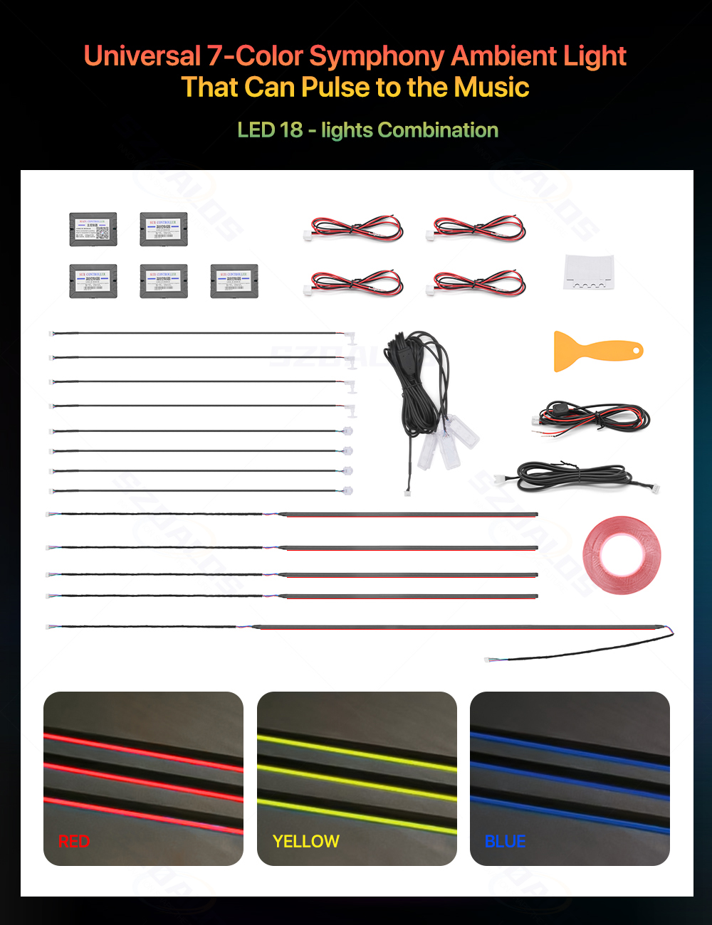 Kit de Luces Ambientales para  - Led Interior Ambient Light reseña y precio