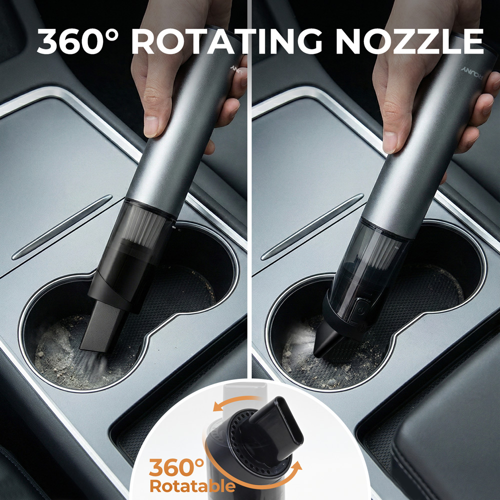 Aspiradora de mano para automó - Wireless Car Charger reseña y precio