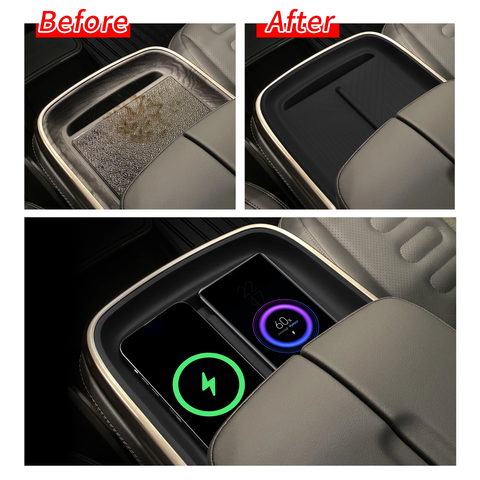 Alfombrilla Antideslizante de  - Wireless Car Charger reseña y precio