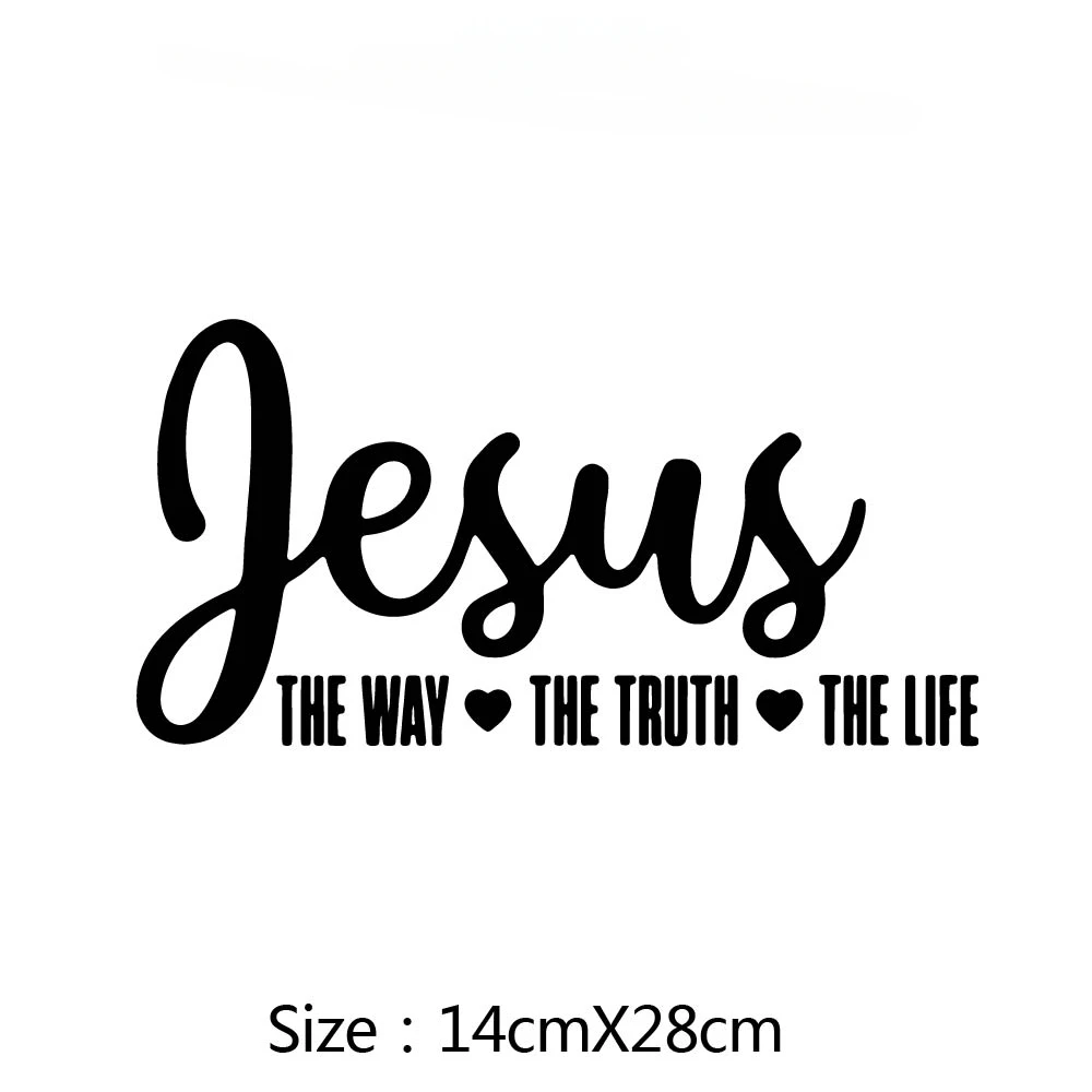 Pegatina de Jesús The Way Trut - Car Accessories Quotes reseña y precio
