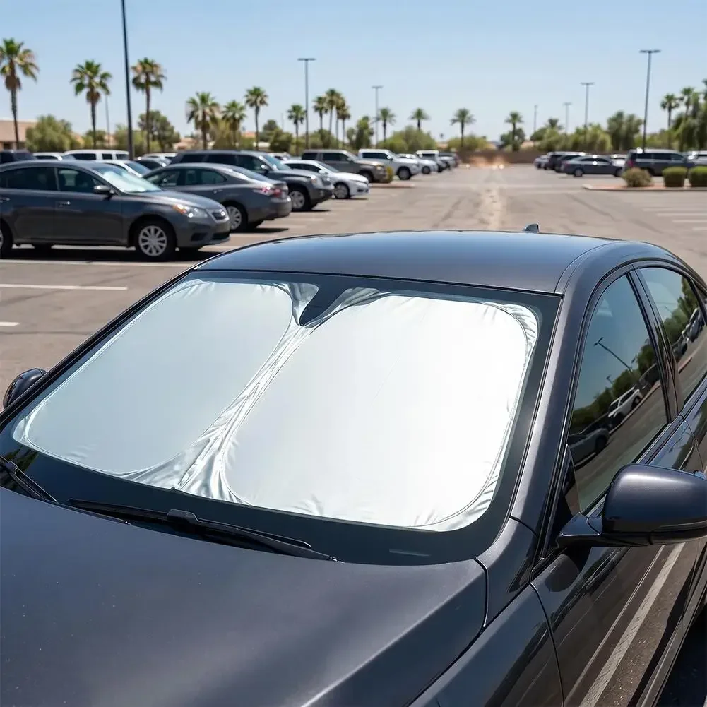 Parasol para Coche, Cubierta P - Windshield Sun Shade reseña y precio