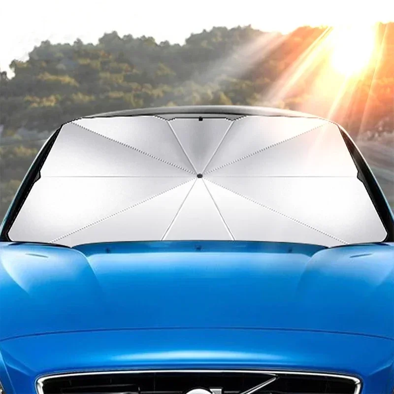 Protector Solar para Auto, Par - Windshield Sun Shade reseña y precio