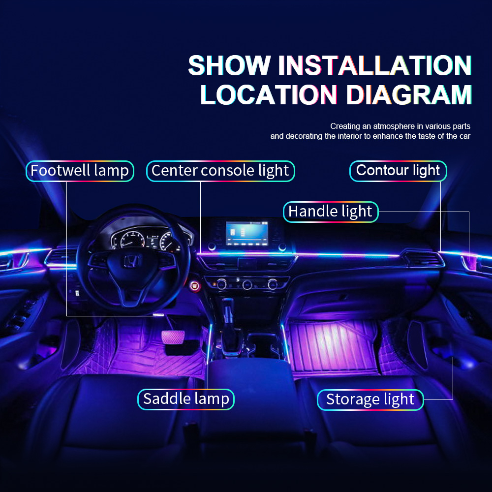 Kit de Modificación de Luz Amb - Led Interior Ambient Light reseña y precio