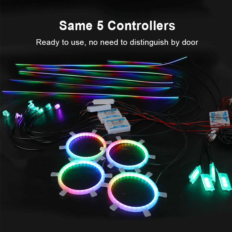 Kit de Luces LED RGBIC para In - Led Interior Ambient Light reseña y precio