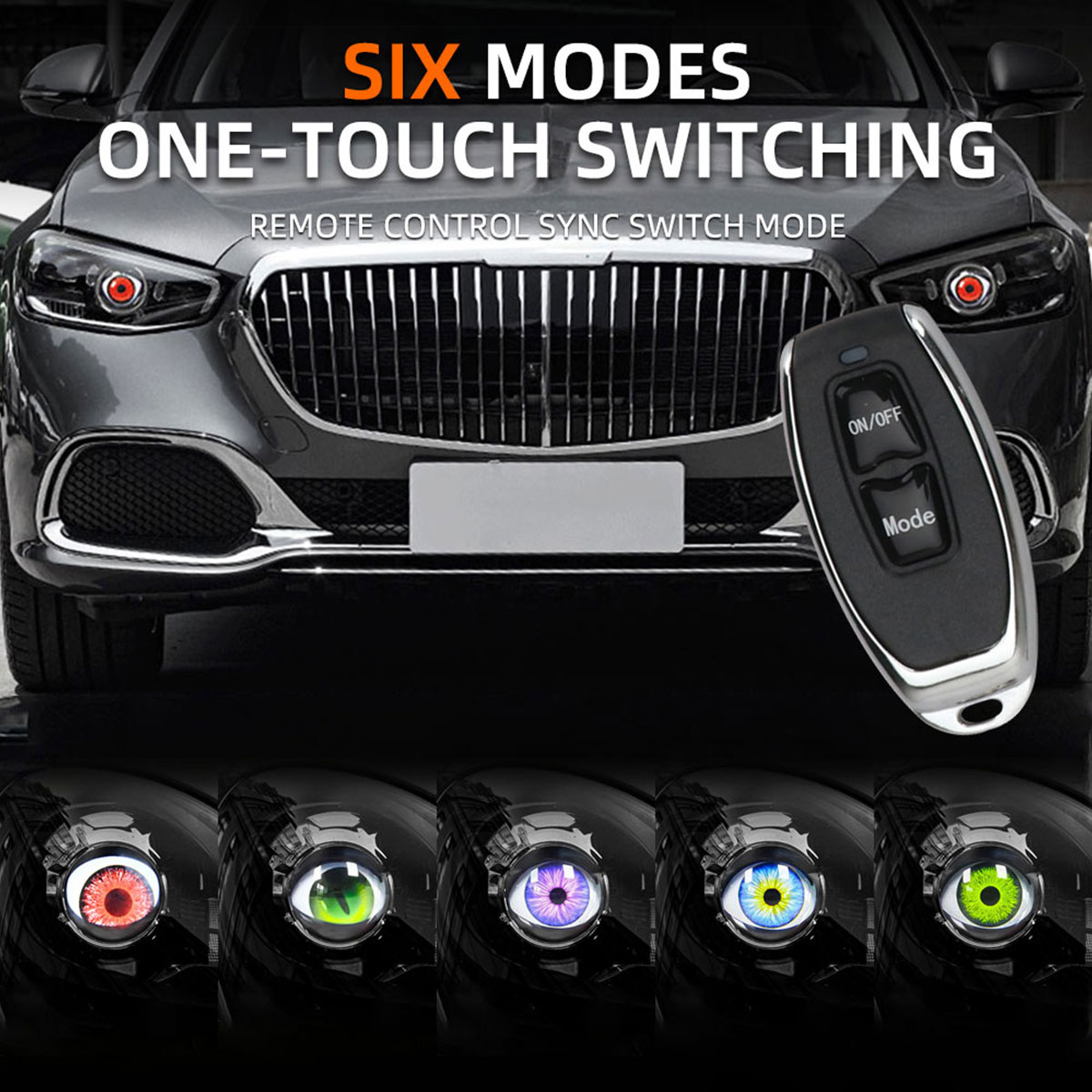 Lentes LED de 3 pulgadas para  - Car Accessories Evil Eye reseña y precio