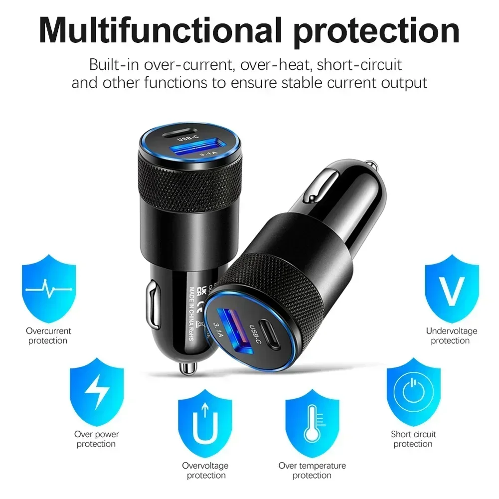 Cargador de coche USB de 65W,  - Car Accessories Quick Delivery reseña y precio