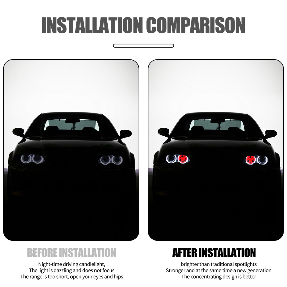 Faro LED Demon Eyes, patrón de - Car Accessories Evil Eye reseña y precio