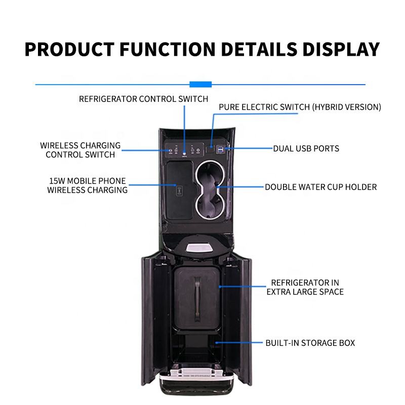 Organizador de Consola Central - Wireless Car Charger reseña y precio