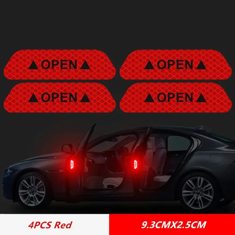4 pegatinas reflectantes para  - Car Accessories Quick Delivery reseña y precio